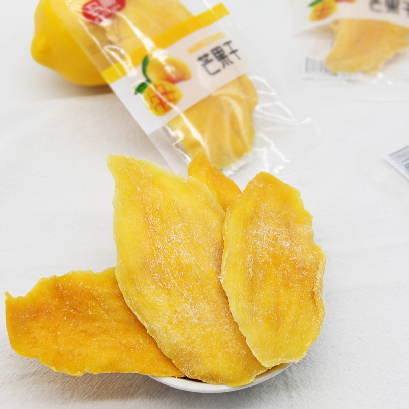 马林芒果干计量称重独立小包装1斤起厚切果脯蜜饯果干办公室零食