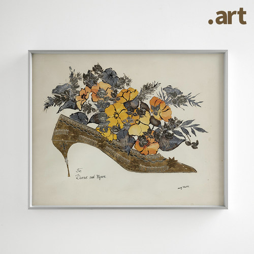 中古vintage轻奢装饰画玄关
