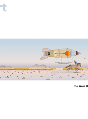 west world西部世界 奇幻主义插画 现代家居书房办公室装饰画挂画