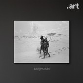 human 杉本博司 后现代超现实摄影艺术衍生品 being 家居装 饰挂画