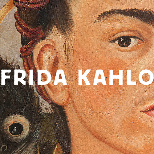 弗里达的自画像1945 Frida Kahlo 艺术衍生品 现代家居装饰画挂画