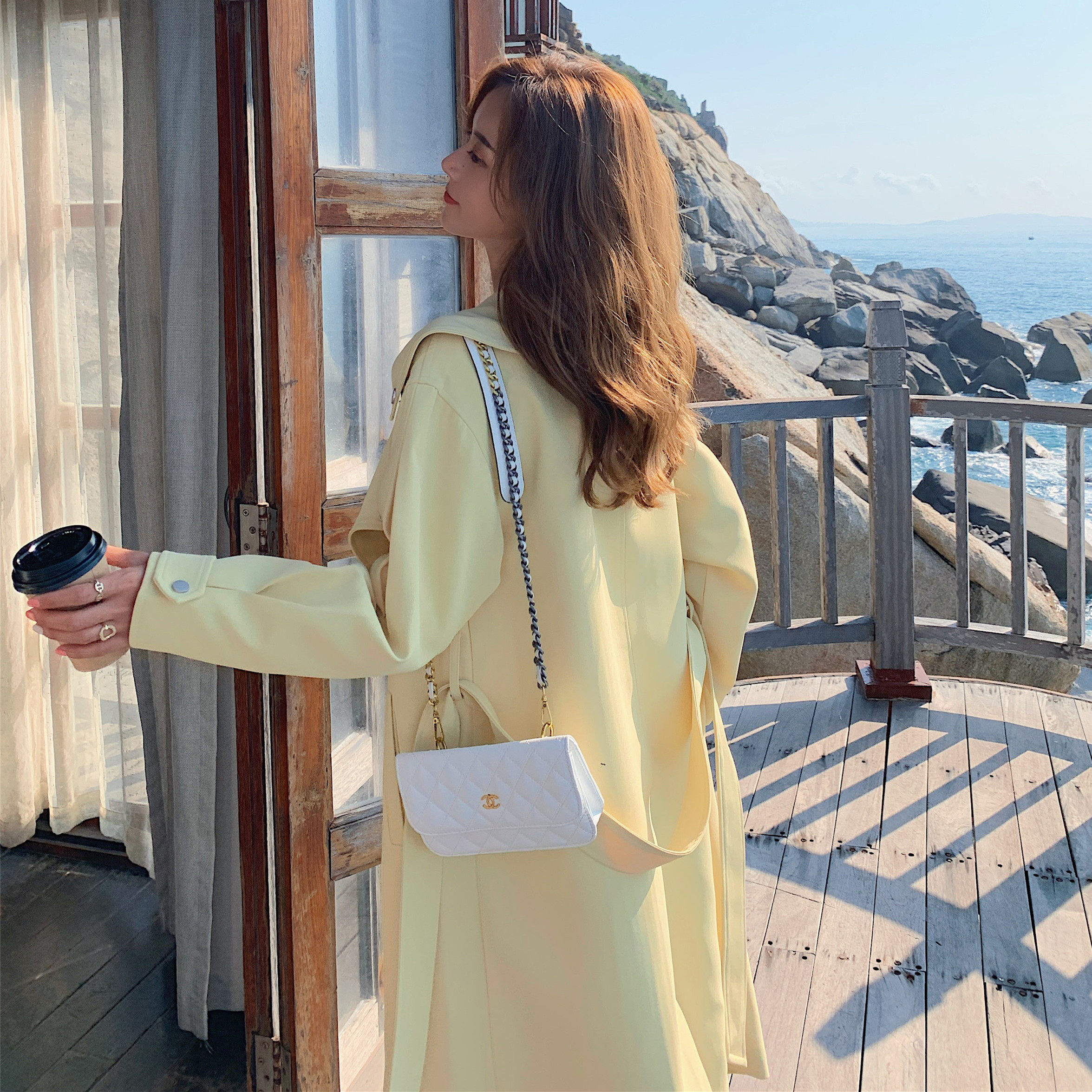 【现货】拉链风衣浙宝B2522127-P140-K218,女装风衣,浙宝252