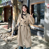 【现货】双排扣百搭中长款风衣浙宝B252-2505-P145-K228，女装风衣，浙宝252