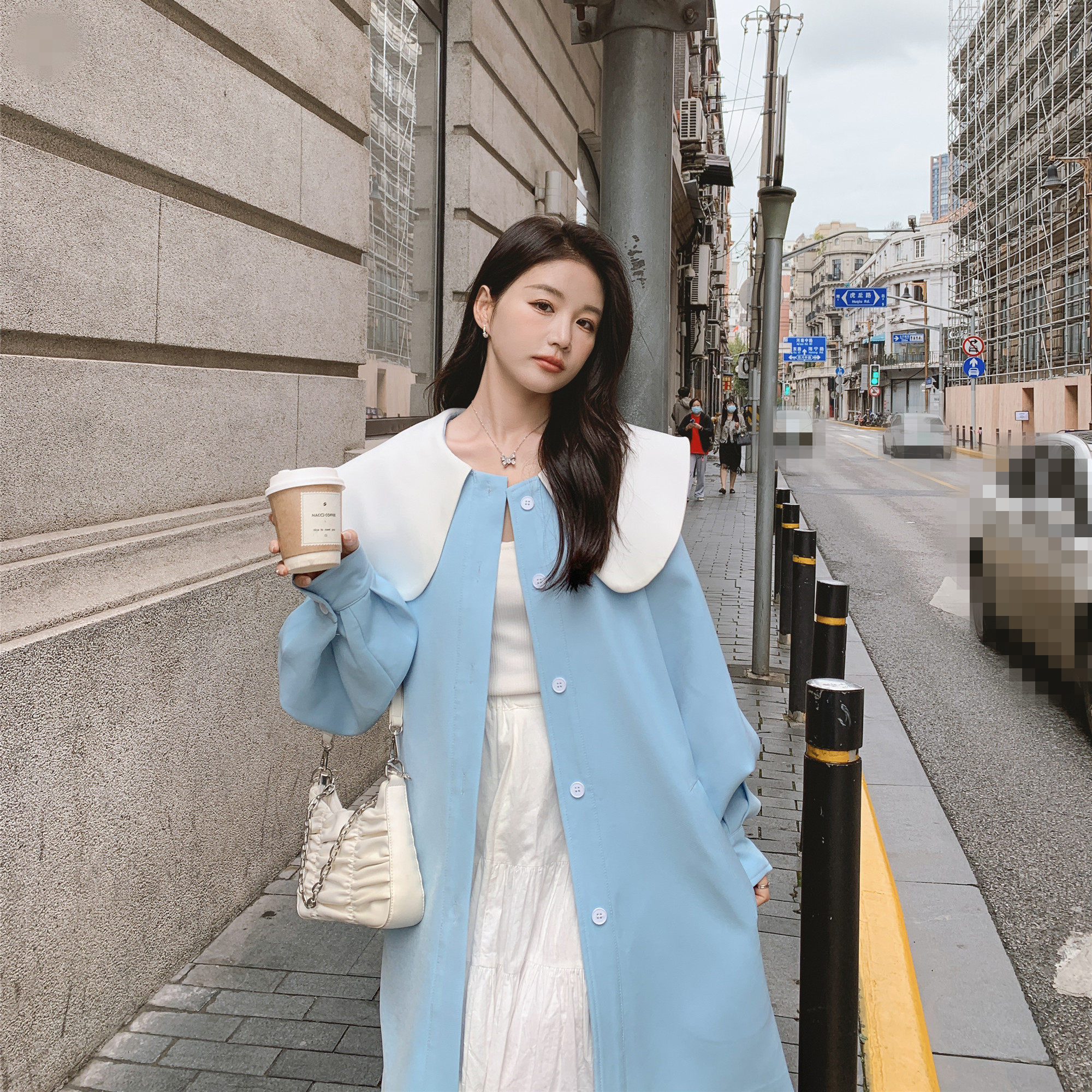 【现货】春装新款风衣浙宝B252-2313-P145-K218现货，女装风衣，浙宝252