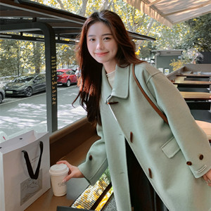 【现货】手缝双面羊毛外套D252-D2202-P225-K348，女装毛呢外套，浙宝252
