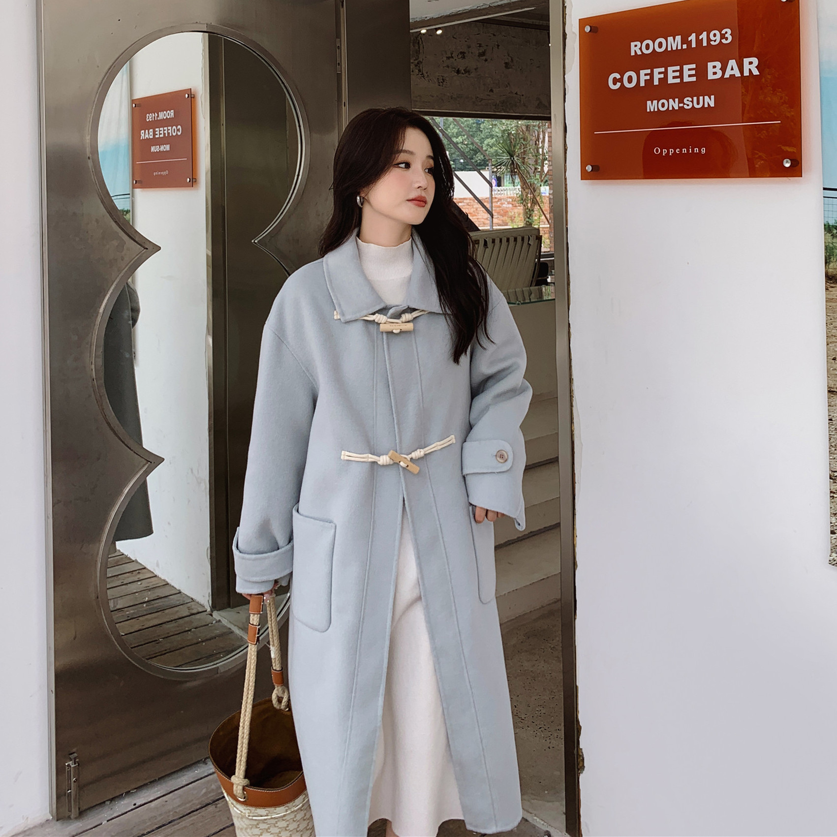 【现货】手缝双面羊毛大衣B252-882139-P245-K368,女装毛呢外套,浙宝252