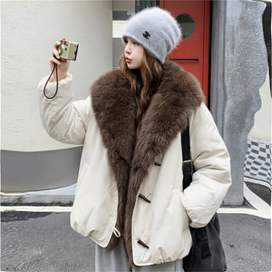 【现货】鹅绒大狐狸毛可脱卸真毛领 浙宝B252-2623-P485-K668，女装羽绒服，浙宝252