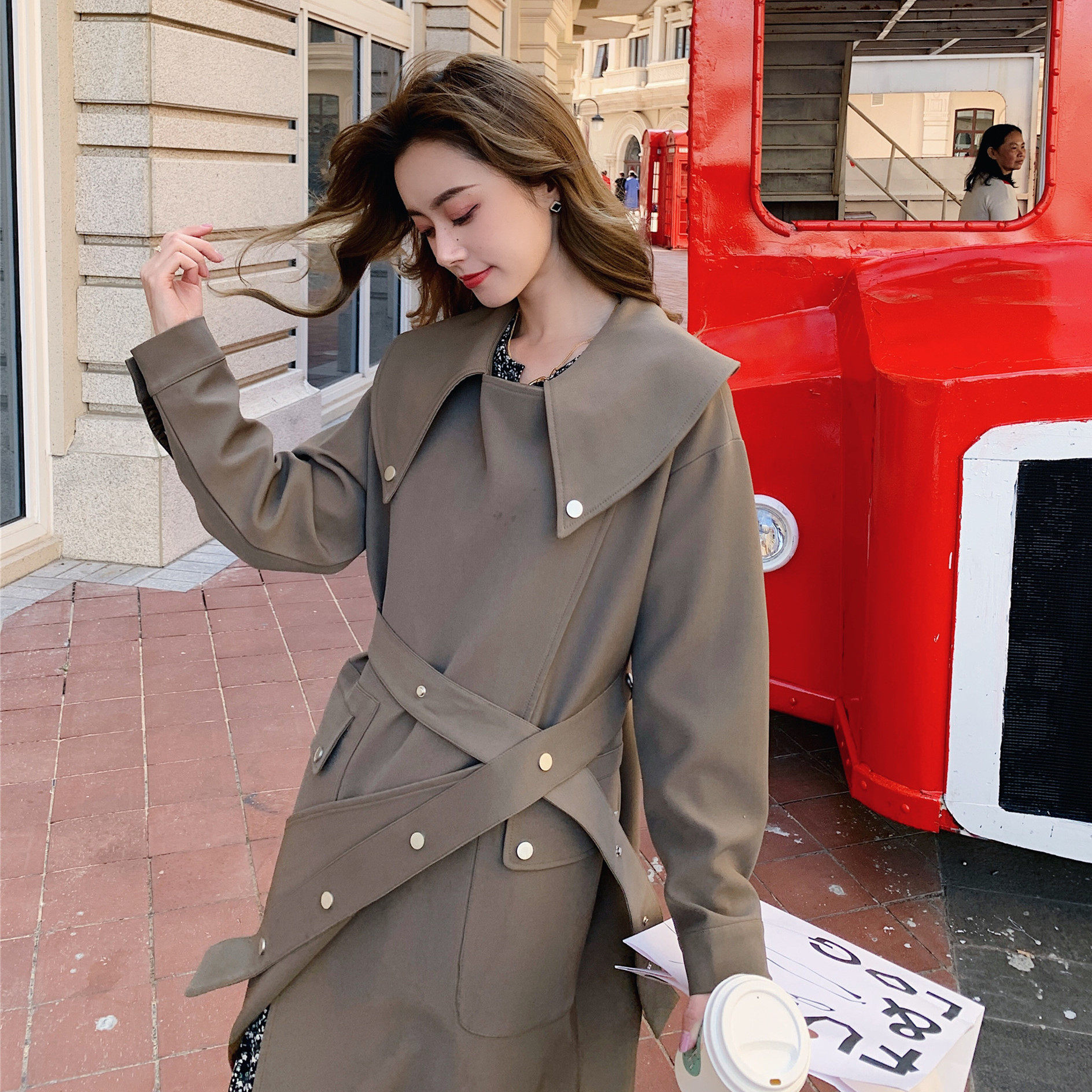 【现货】新款风衣浙宝B252-2117-P150-K218，女装风衣，浙宝252