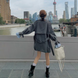 【现货】假两件风衣外套浙宝B252-2422-P145-K218，女装风衣，浙宝252