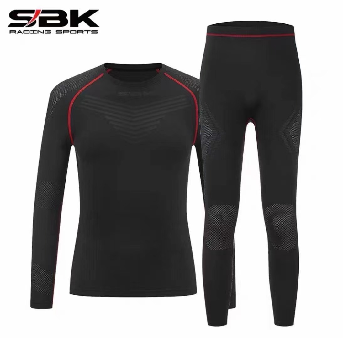 SBK赛车服连体皮衣汗衣