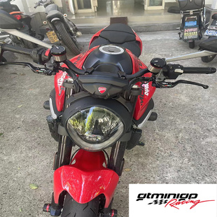 杜卡迪MTS950 改装BREMBO RCC 19刹车上泵 AEM直插油壶 左右护弓