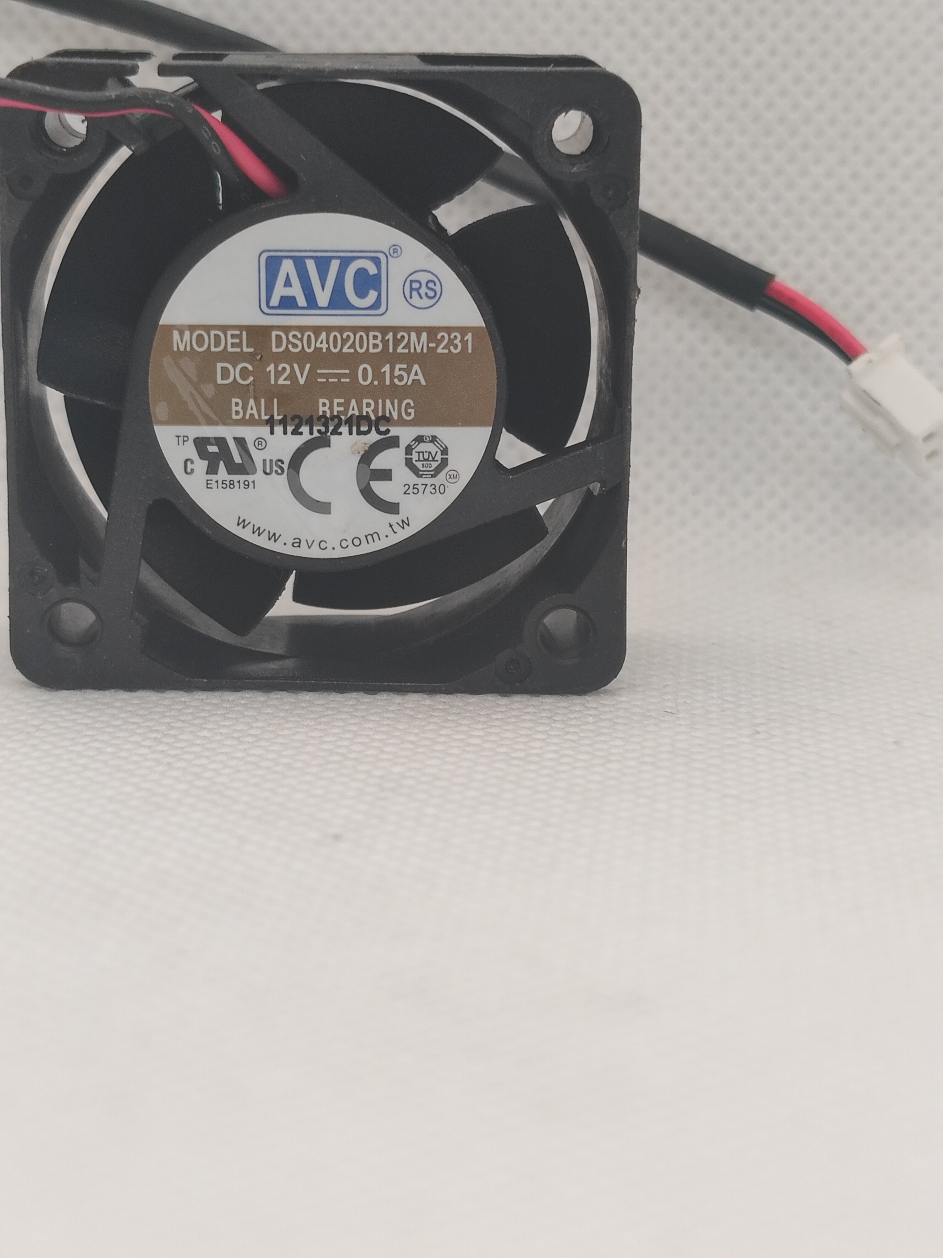 AVC 4020双滚珠静音风扇 12v 0.15a 4厘米 变压器机箱散热风扇图片