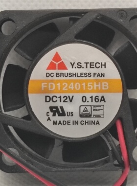 SUN Y.S.TECH FD124015HB 4015 12V 0.16A 4CM大风量散热风扇