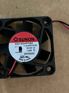全新SUNON/建准 KD1204PFB2 12V 1.4W 4010 4CM2线双滚珠静音风扇
