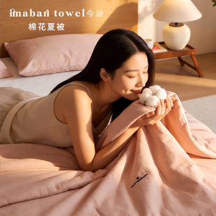 明治西川A类色织彩棉棉花夏被全棉夏凉被空调被薄被子可水洗机洗