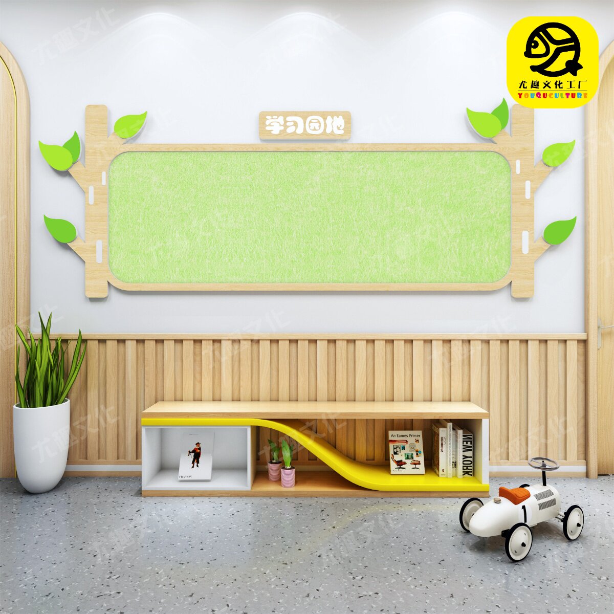 幼儿3D立体墙贴教室环境布置儿童创设公告栏家园联系栏展示板包邮