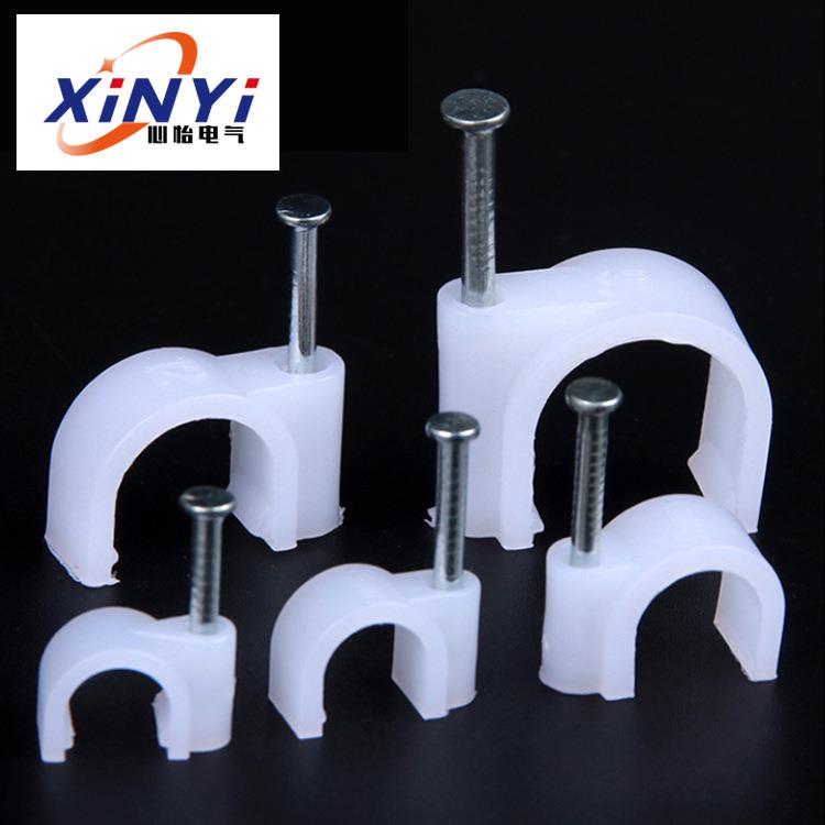 圆形12宽带16mm网卡子10卡扣钢钉6固定管厂家8线卡电话电线