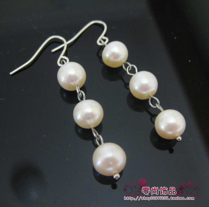 韩版日系甜美风白色礼品天然珍珠