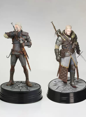 巫师3杰洛特大宗师游戏周边2代THE WITCHER 3 狂猎 盒装手办摆件