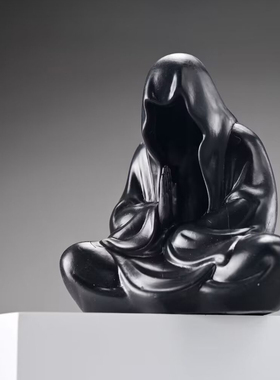 创意无相佛摆件桌面客厅书房茶室禅意空间装饰造景摆设工艺品礼物