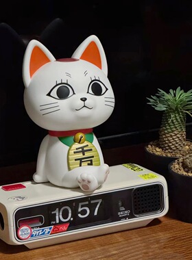 潮玩超自然武装dandadan招财猫存钱罐日式创意摆件店铺开业收银台