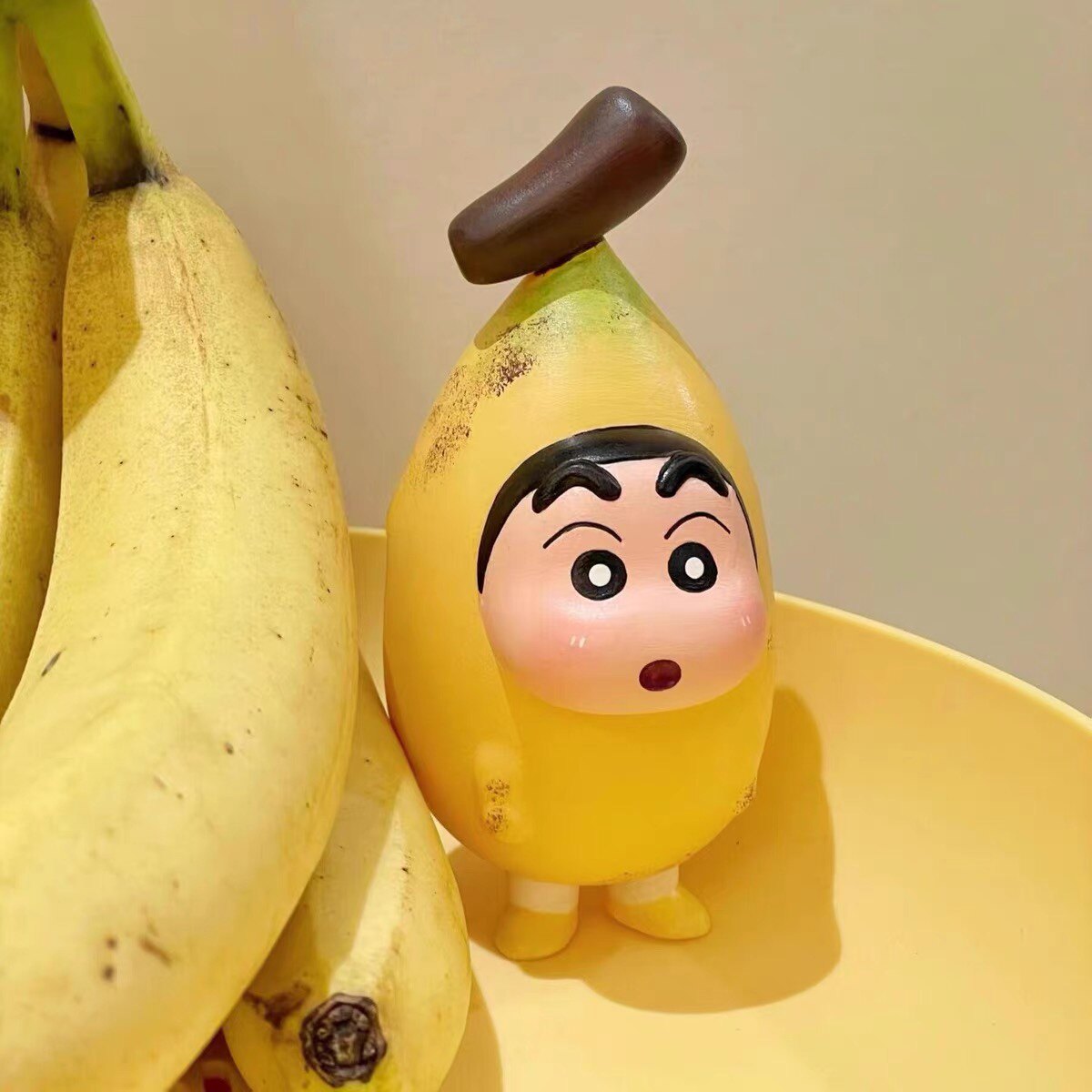 水果系列gk香蕉小新cos蜡笔小新机箱手办周边摆件模型动漫小公仔