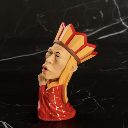 潮玩周星驰电影大话西游罗家英话痨唐僧恶搞趣味动漫车载机箱摆件