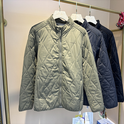 动氧9907保暖轻便男休闲新款山羊绒秋冬2025外套棉衣立领轻薄