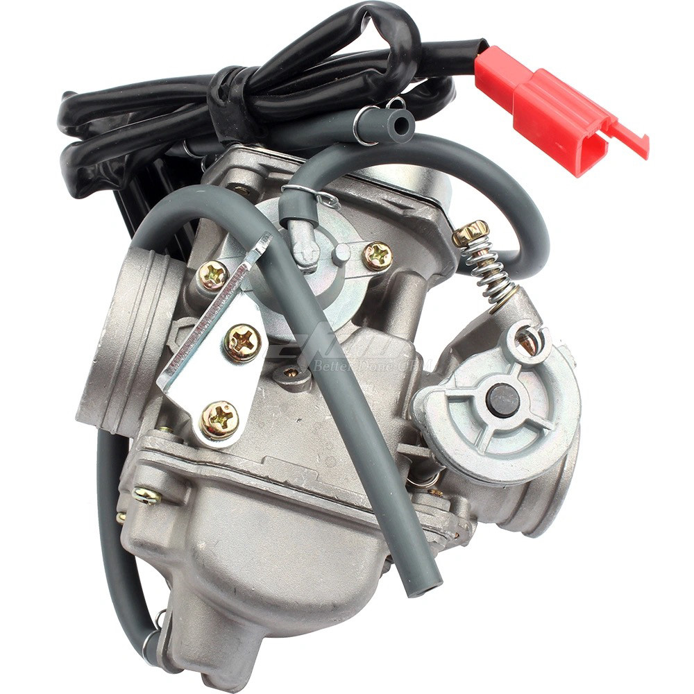 摩托车配件适用国产豪迈GY6125仿公主仿鬼火踏板车化油器总成化油