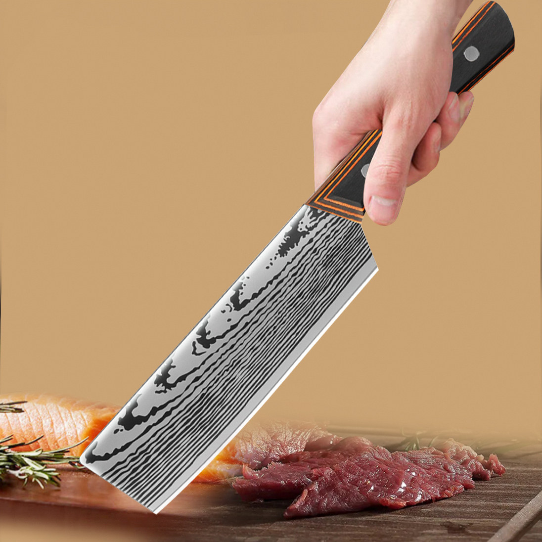 小号迷你女士小菜刀家用切菜刀切肉刀切片切牛肉刀厨师专用锋利刀