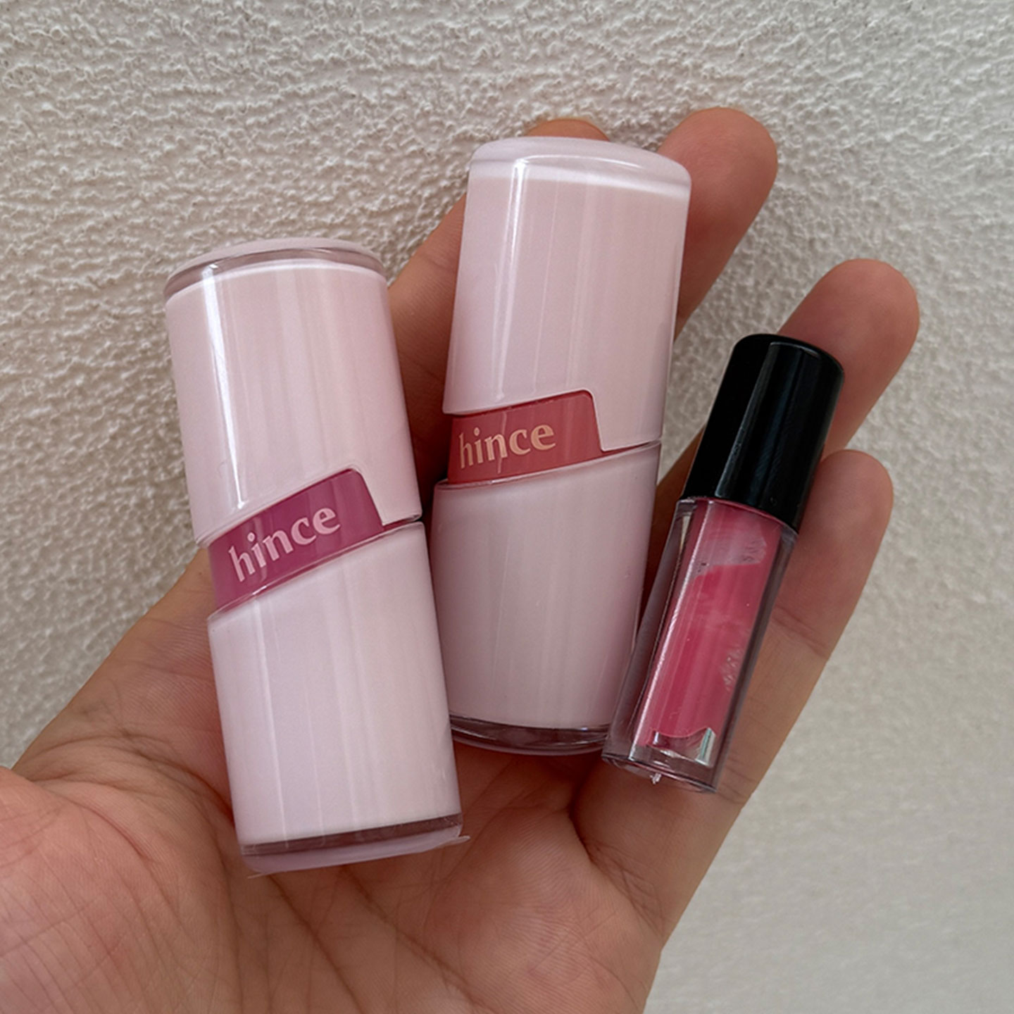 hince晶莹透亮露珠唇釉小样镜面水光裸色唇彩R002 R012 R015
