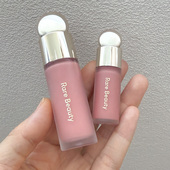 hope rare beauty赛琳娜液体腮红中小样上色持久bliss happy