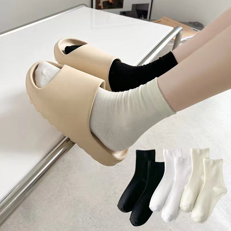 月子袜春秋薄款学生袜堆堆袜
