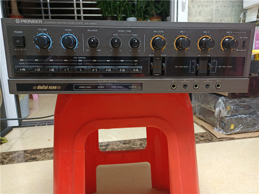 进口发烧日本音响 先锋SA-V200 纯功放机大功率卡拉OK家庭K歌功放