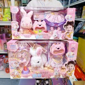 扮裙子鞋 超晟美琪换装 萌宠小兔子小狗装 牵绳宠物电动行走儿童玩具