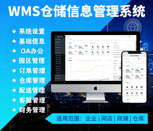 工厂WMS仓储管理系统仓库存储物料管控制造业看板企业软件定制ERP