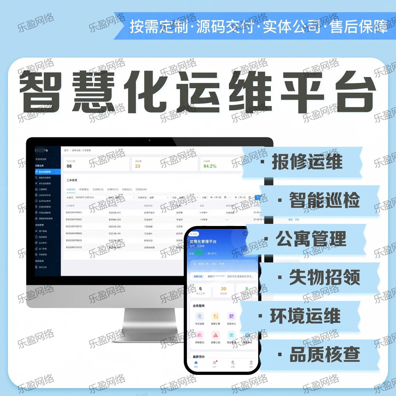 智慧运维自动化运维平台建设工业大数据运维可视化远程综合运维