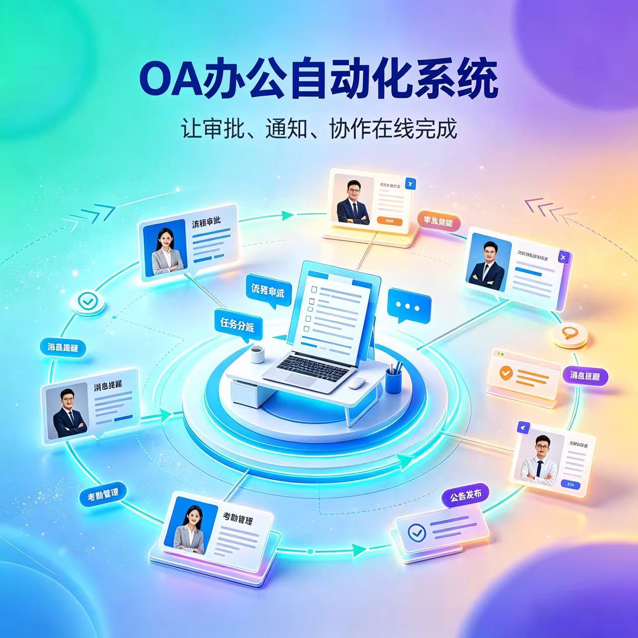 OA办公系统飞书企微外贸合同订单审批管理协同考勤软件小程序开发