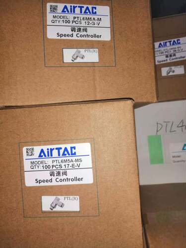 亚德客气动接头调速节流阀PTL4M5A-M PTL6M5-A  PTL601A-M