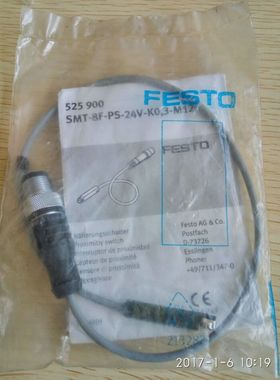 FESTO 磁性开关SMT-8F-PS-24V-KO,3-M12 525900 拍下发货