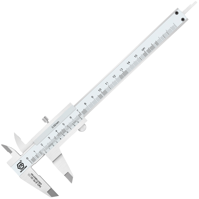 德国美耐特03不锈钢游标卡尺高精度工业级家用文玩油标深度尺3