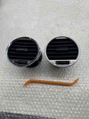 适配老款朗逸 08-12款空调出风口镀铬 宽边亮铬仪表台出风口正品