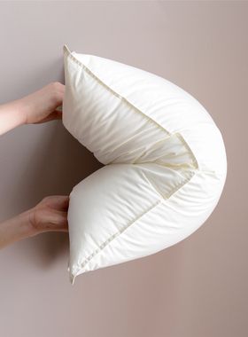 全棉五星级酒店Dacron纤维枕蓬松助眠护颈枕羽丝绒单人48*74枕芯