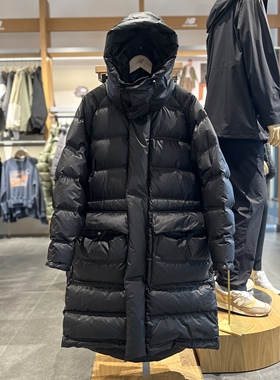 New Balance NB Grey系列男女运动休闲长款保暖羽绒服AMJ45024