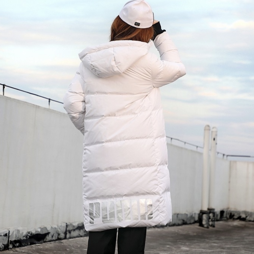 彪马puma长款羽绒服运动羽绒服