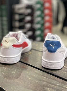 PUMA彪马男鞋新款CAVEN白红经典女鞋低帮轻便休闲滑板鞋380810-25