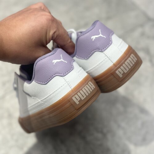 PUMA/彪马女子低帮板鞋运动鞋厚底休闲鞋透气软底帆布鞋395020