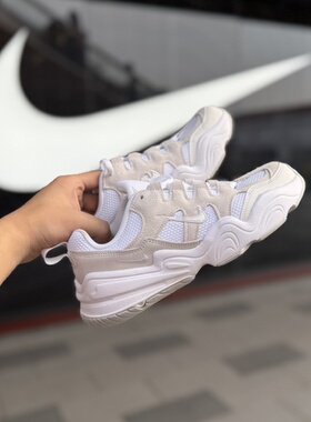 耐克Nike Tech Hera 系带 防滑减震 低帮 休闲鞋 女款 白灰DR9761