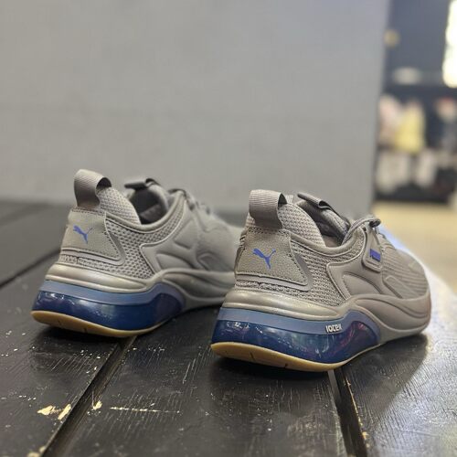 PUMA 舒适 织物 减震防滑耐磨 低帮 跑步鞋 男女同款 灰色310168