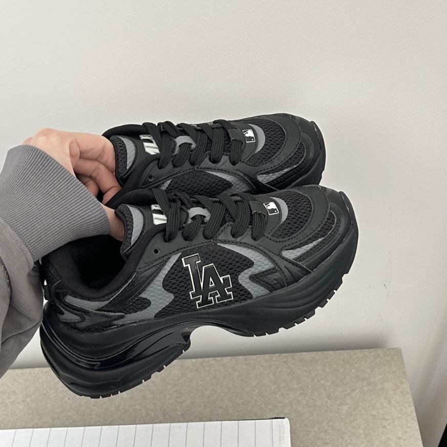 MLB新款张凌赫同款男女时尚百搭网面厚底运动老爹鞋跑鞋3ARNSPL4N